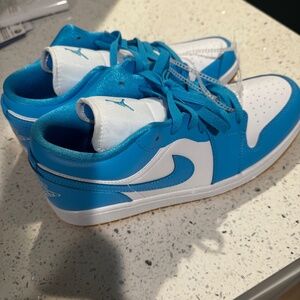 Air Jordan Women's Athletic Shoes - Blue and White